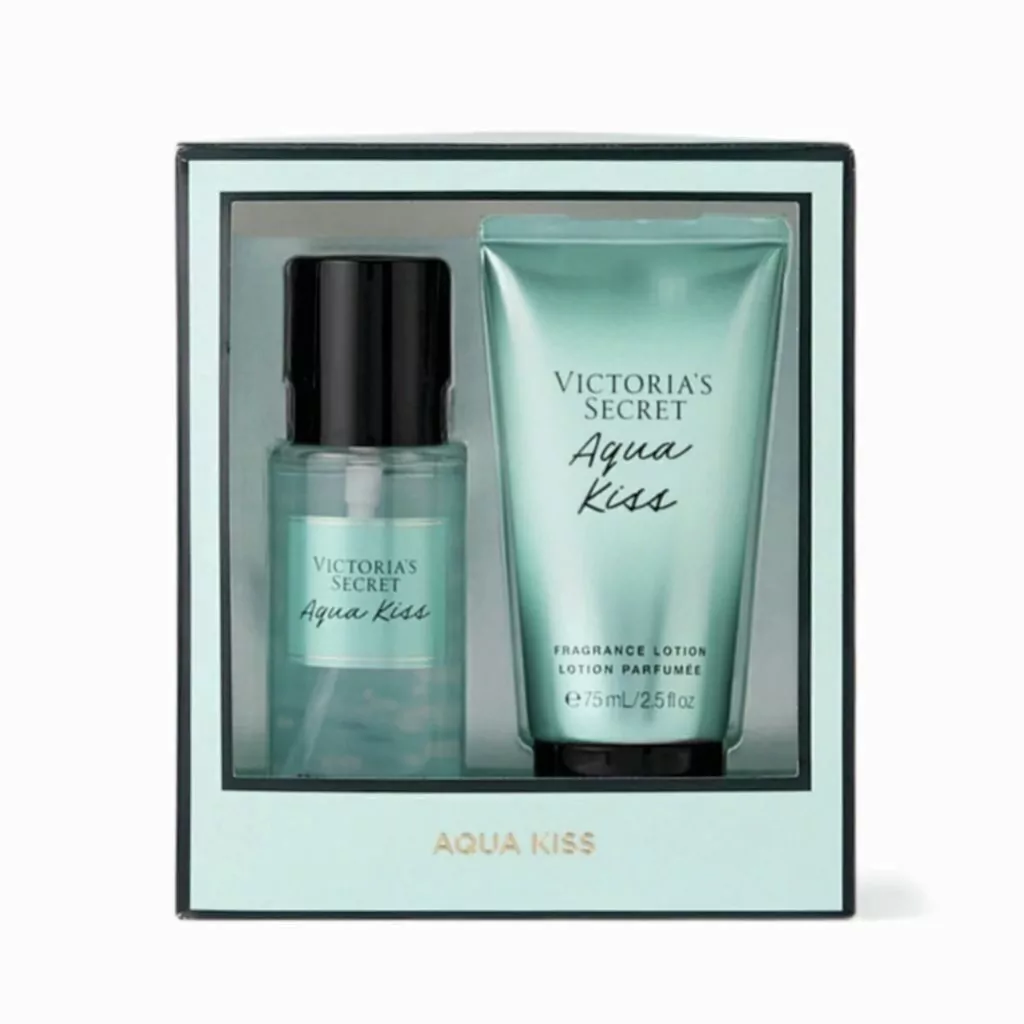 Victoria's Secret Aqua Kiss Kit Body Splash + Body Lotion - 75mL