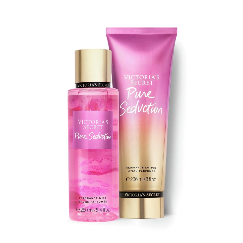 Victoria's Secret Pure Seduction Kit Body Splash 250mL + Hidratante 236mL