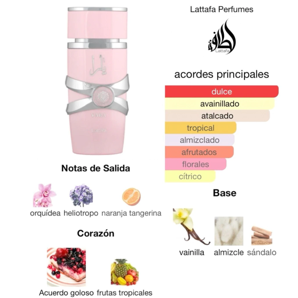 Lattafa Yara - Eau de Parfum Feminino 100 mL - Gabi Beauty Imports