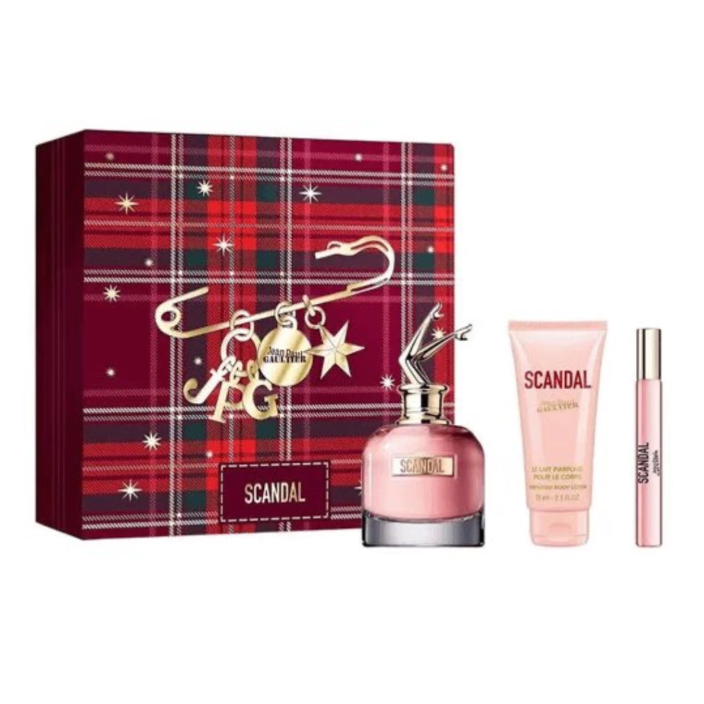 Jean Paul Gaultier Kit Scandal Eau de Parfum 80ml + 10ml + Loção Corporal 75ml