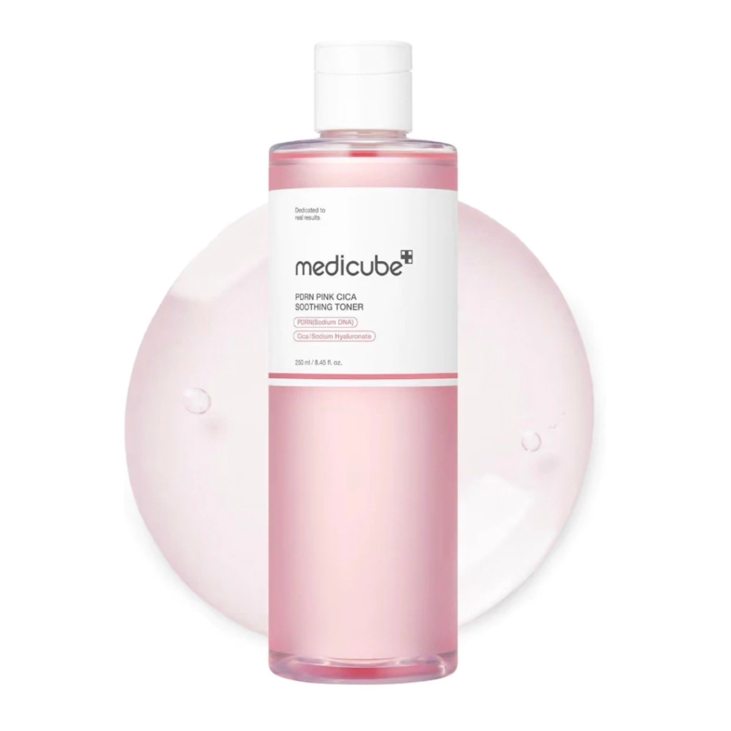 Medicube Tônico Facial com PRDN Pink Cica Soothing Toner - 250mL