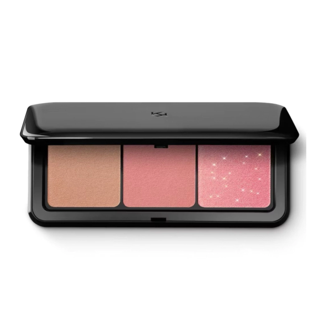 Kiko Milano Multi Finish Trio Blush e Bronzer Palette - 01 Coral
