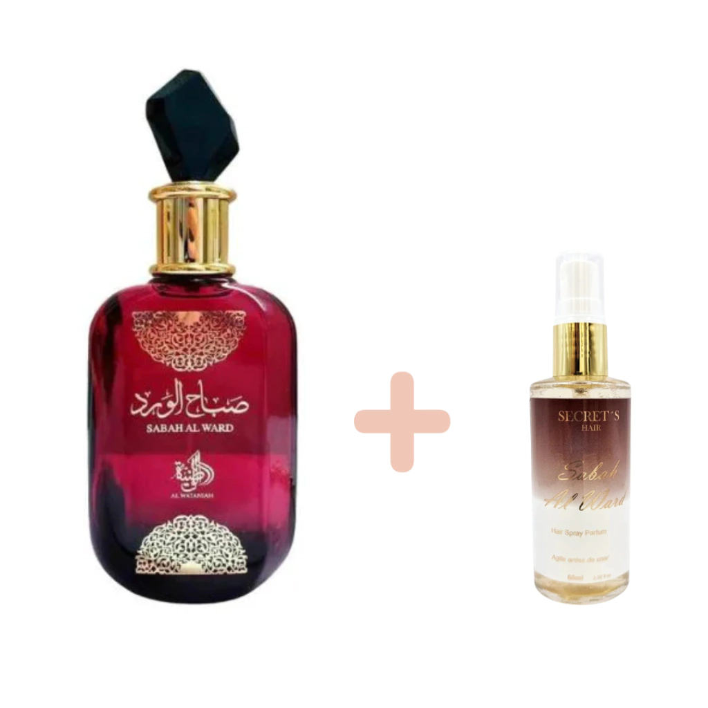 Combo Promocional - Kit Sabah Al Ward 100mL + Perfume Capilar 60mL -