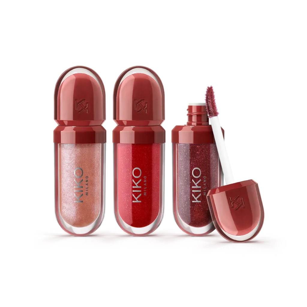 Kiko Milano Flirt Alert - Kit 3 Mini 3D Hydra Lip Gloss