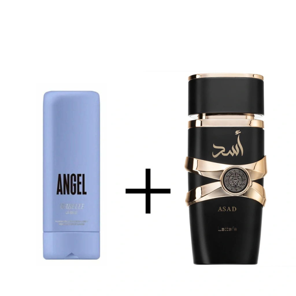 Combo Presenteável - Hidratante Angel 200ml + Perfume Asad 100ml