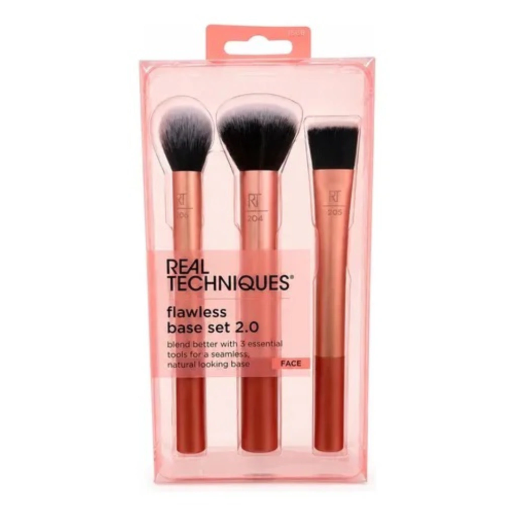 Kit Pincéis Real Techniques Flawless Base Set 2.0
